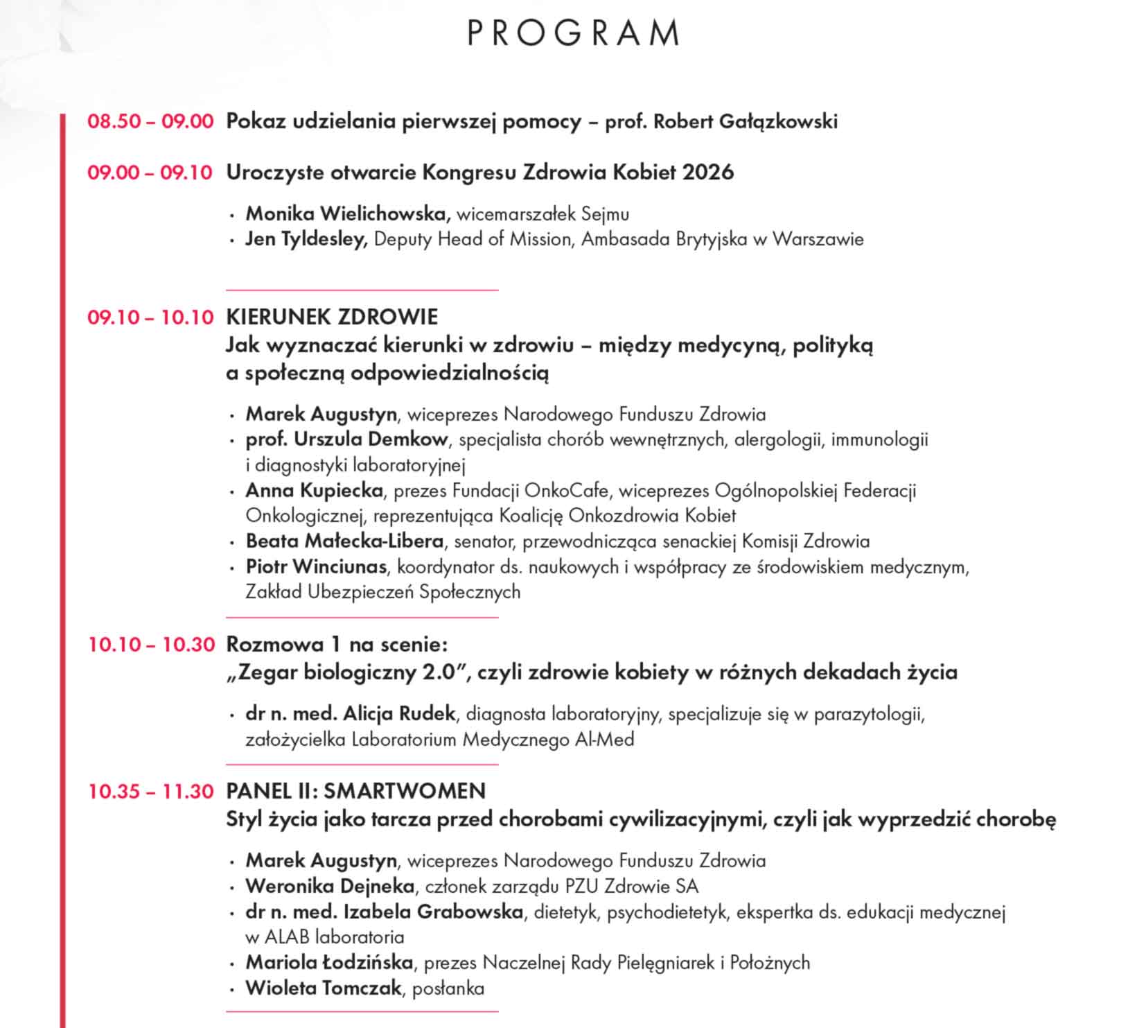 KZK 2026 - Program